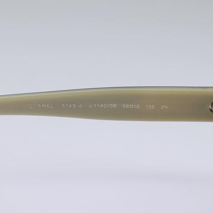CHANEL Sunglasses plastic Brown CC am7632