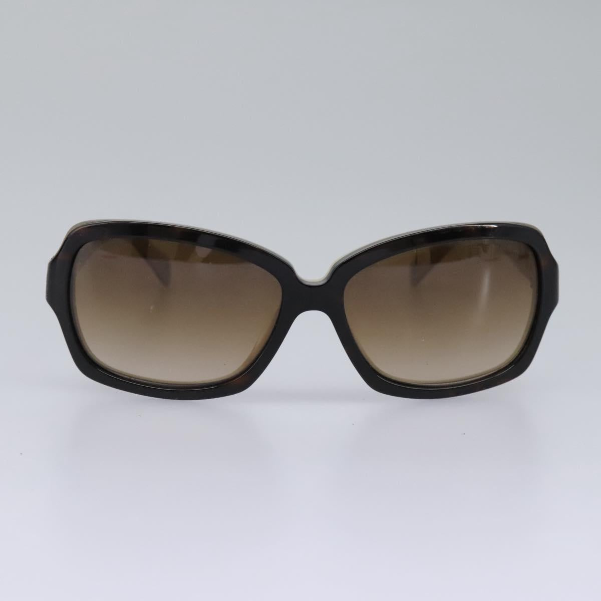 CHANEL Sunglasses plastic Brown CC am7632