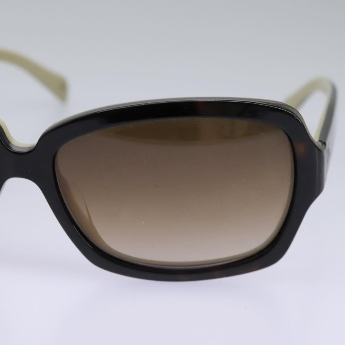 CHANEL Sunglasses plastic Brown CC am7632