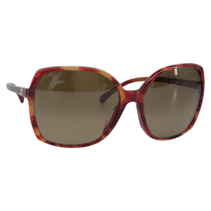 CHANEL Sunglasses plastic Red CC am7643
