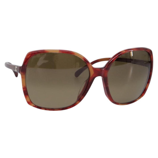 CHANEL Sunglasses plastic Red CC am7643