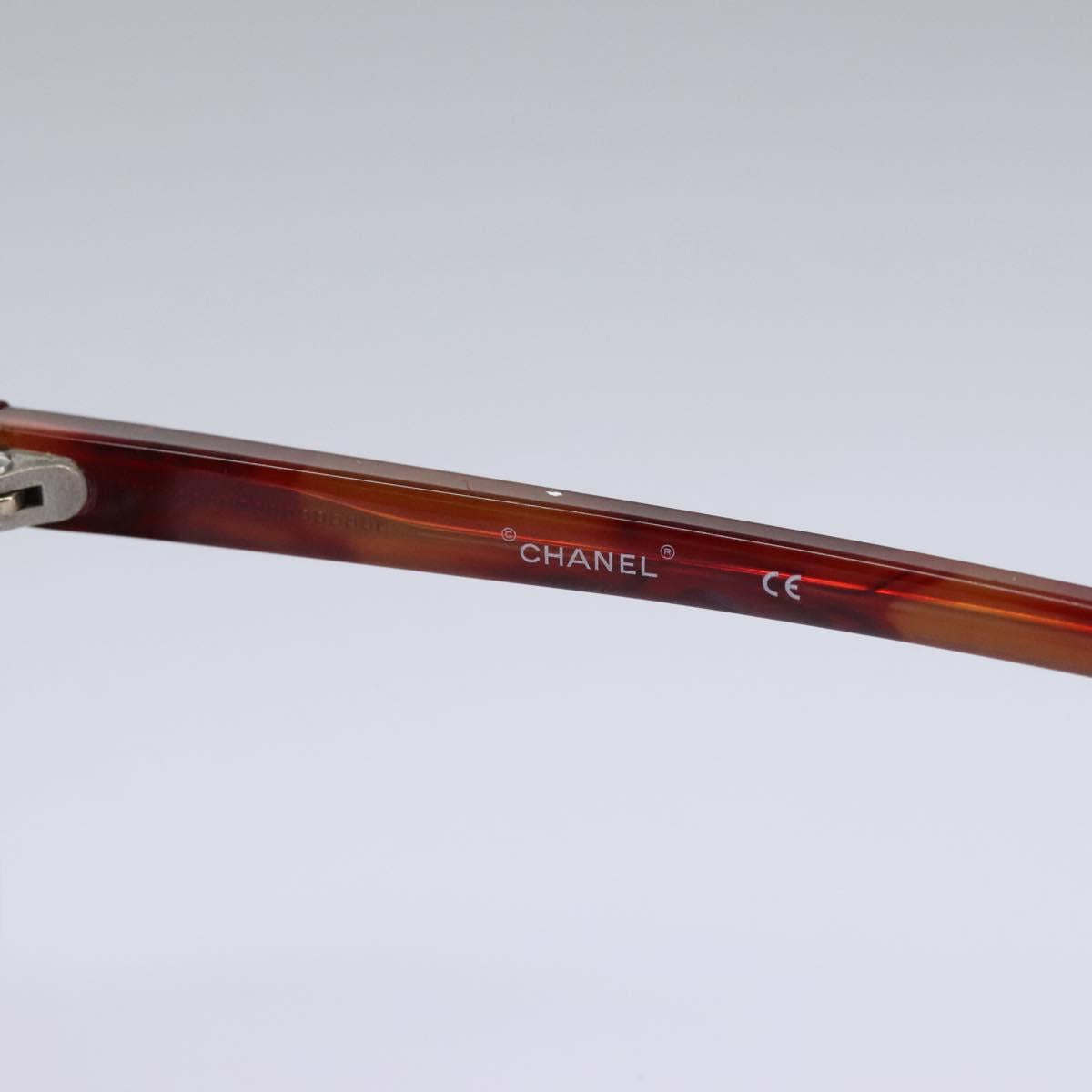 CHANEL Sunglasses plastic Red CC am7643