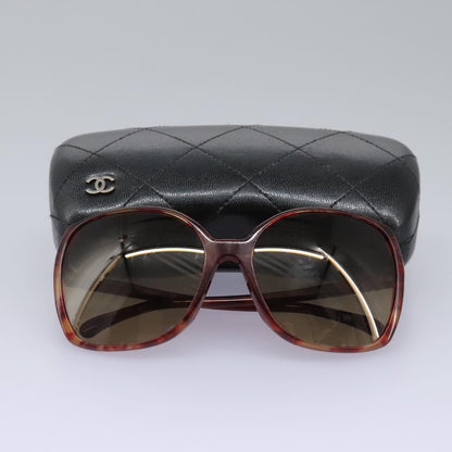 CHANEL Sunglasses plastic Red CC am7643