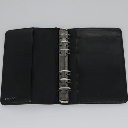 CHANEL New Travel line Day Planner Cover Nylon Black CC am7648