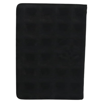 CHANEL New Travel line Day Planner Cover Nylon Black CC am7648
