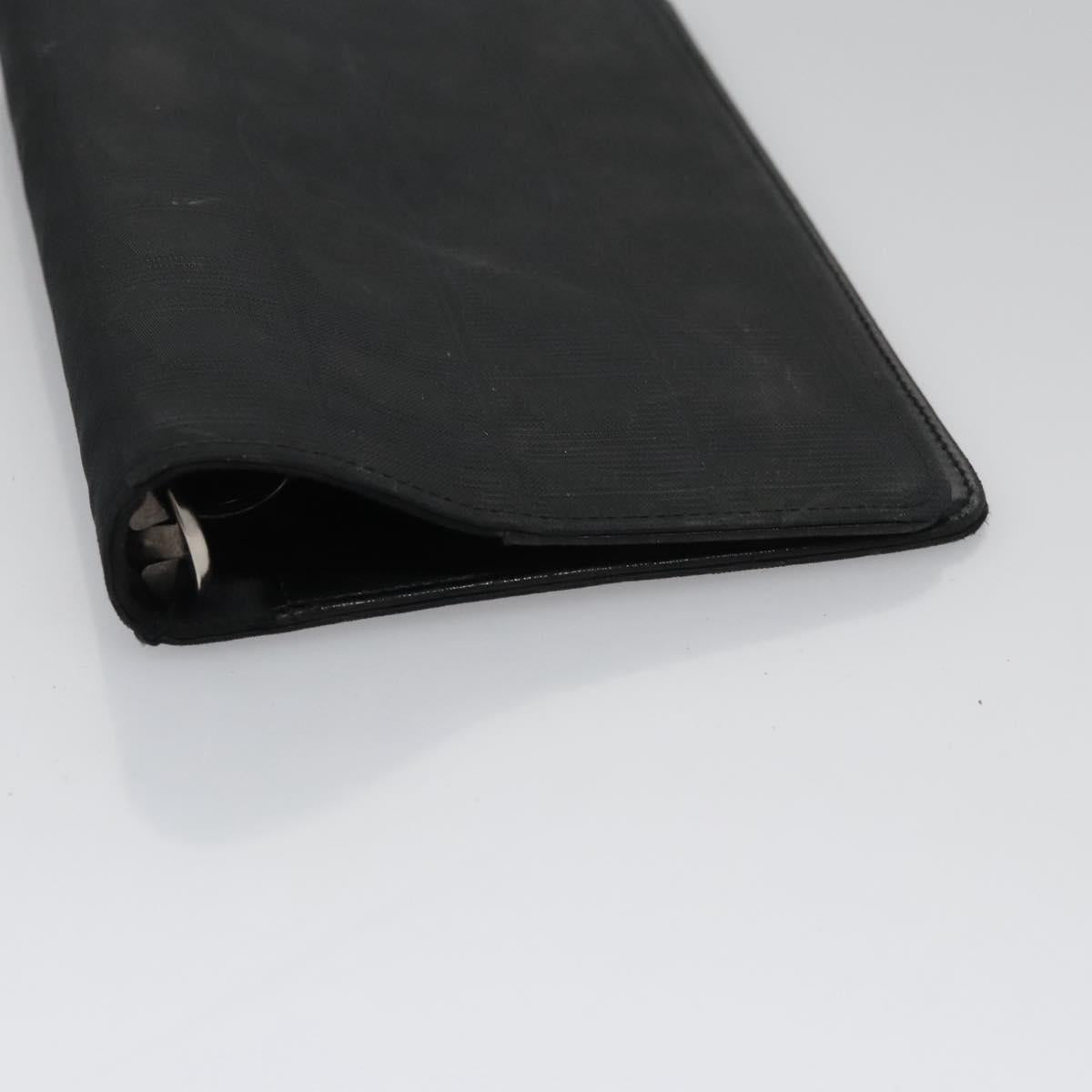 CHANEL New Travel line Day Planner Cover Nylon Black CC am7648
