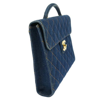 CHANEL 1996-1997 Denim Briefcase