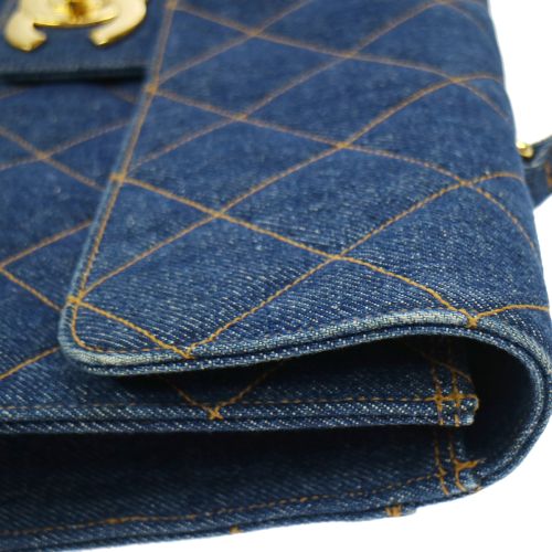 CHANEL 1996-1997 Denim Briefcase