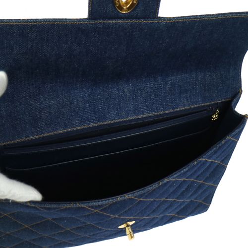 CHANEL 1996-1997 Denim Briefcase