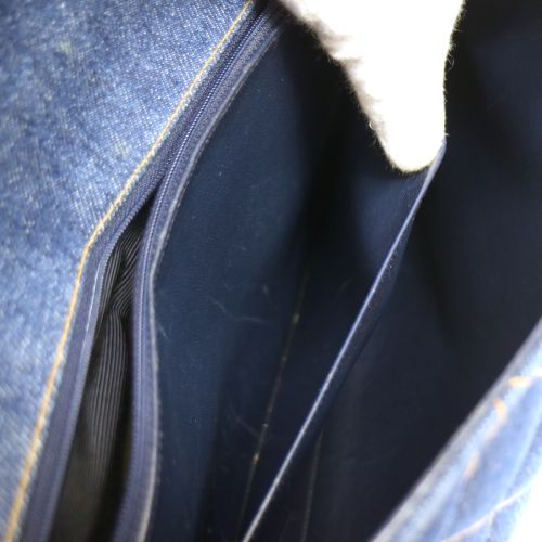 CHANEL 1996-1997 Denim Briefcase