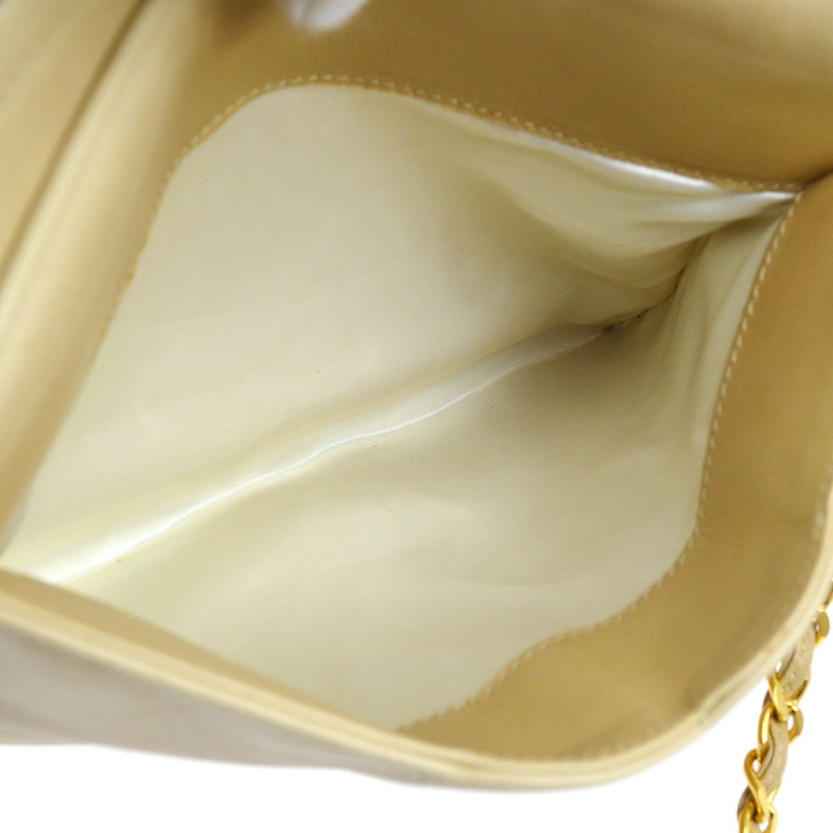 CHANEL 1994-1996 Triple CC Camera Bag Small Beige Lambskin