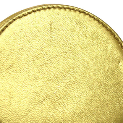 CHANEL 1994-1996 Timeless Jewelry Case Gold Lambskin