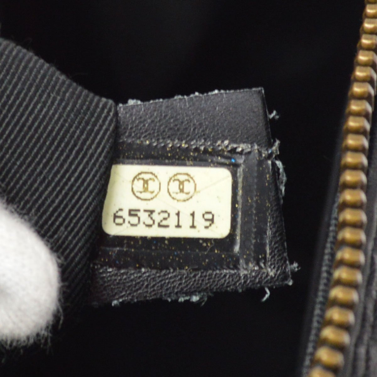 CHANEL 2000-2001 Black Calfskin Wild Stitch Handbag