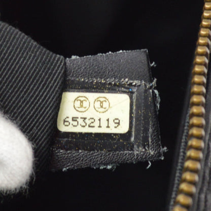 CHANEL 2000-2001 Black Calfskin Wild Stitch Handbag