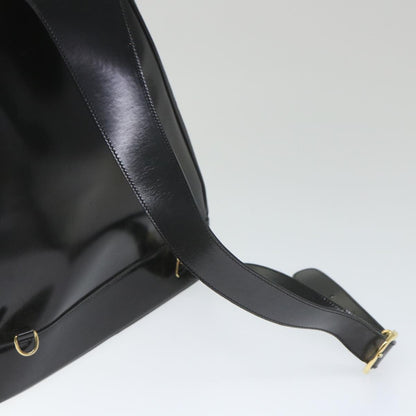 GUCCI Bamboo Shoulder Bag Patent leather Black 003 3444 0027  ar10549B