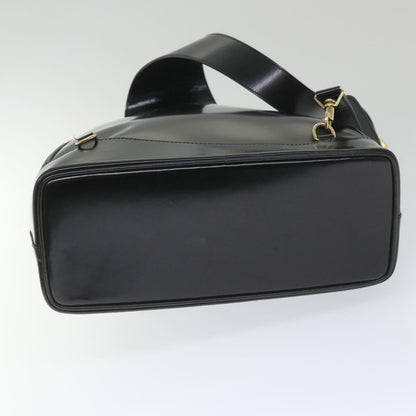 GUCCI Bamboo Shoulder Bag Patent leather Black 003 3444 0027  ar10549B
