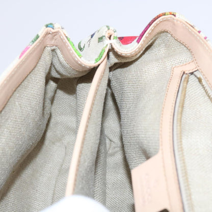 GUCCI Bamboo Hand Bag Canvas Multicolor 137351  ar10633B