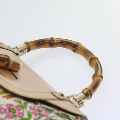 GUCCI Bamboo Hand Bag Canvas Multicolor 137351  ar10633B