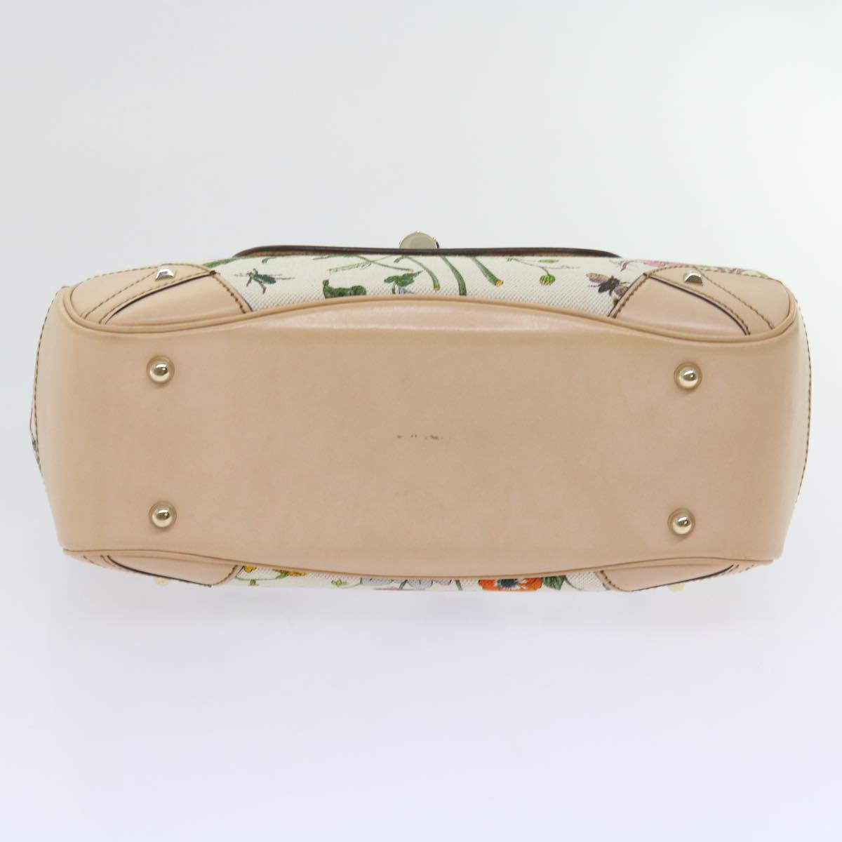 GUCCI Bamboo Hand Bag Canvas Multicolor 137351  ar10633B