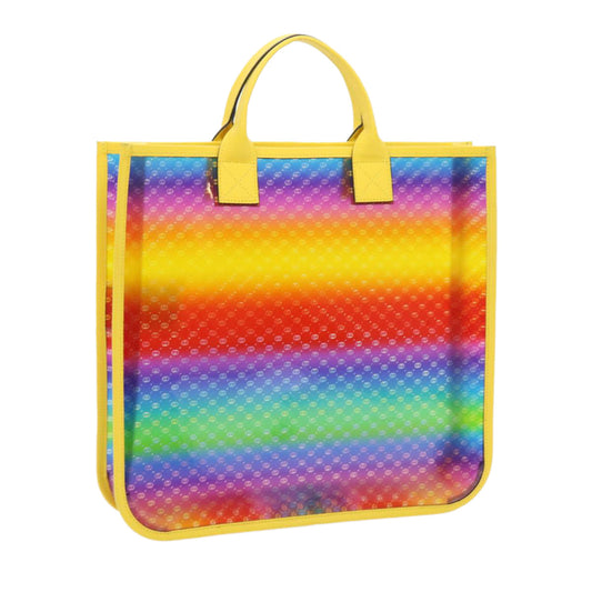 GUCCI Micro GG Canvas Tote Bag Vinyl Multicolor 550763  ar10682