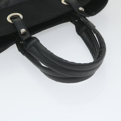 CHANEL Paris Biarritz Tote PM Tote Bag Coated Canvas Black CC ar10719