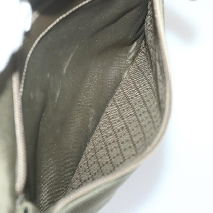 GUCCI Bamboo Shoulder Bag Nylon Khaki 000 0509 200159  ar10785