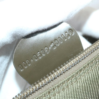 GUCCI Bamboo Shoulder Bag Nylon Khaki 000 0509 200159  ar10785