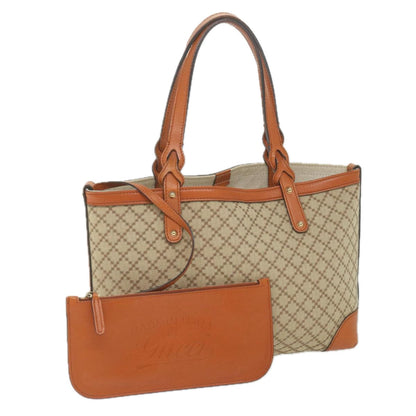GUCCI Diamante Tote Bag Canvas Beige 269878  ar10867