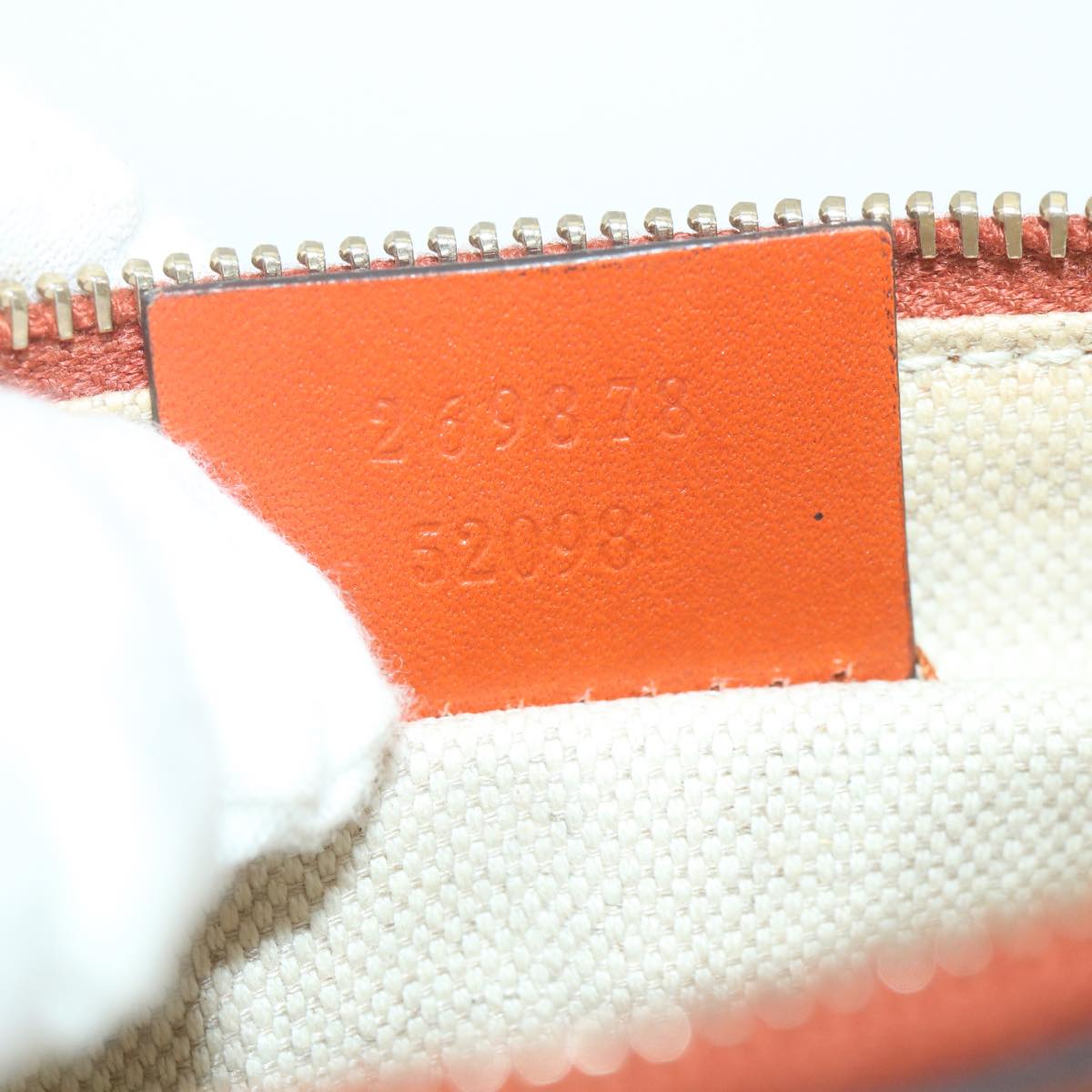 GUCCI Diamante Tote Bag Canvas Beige 269878  ar10867