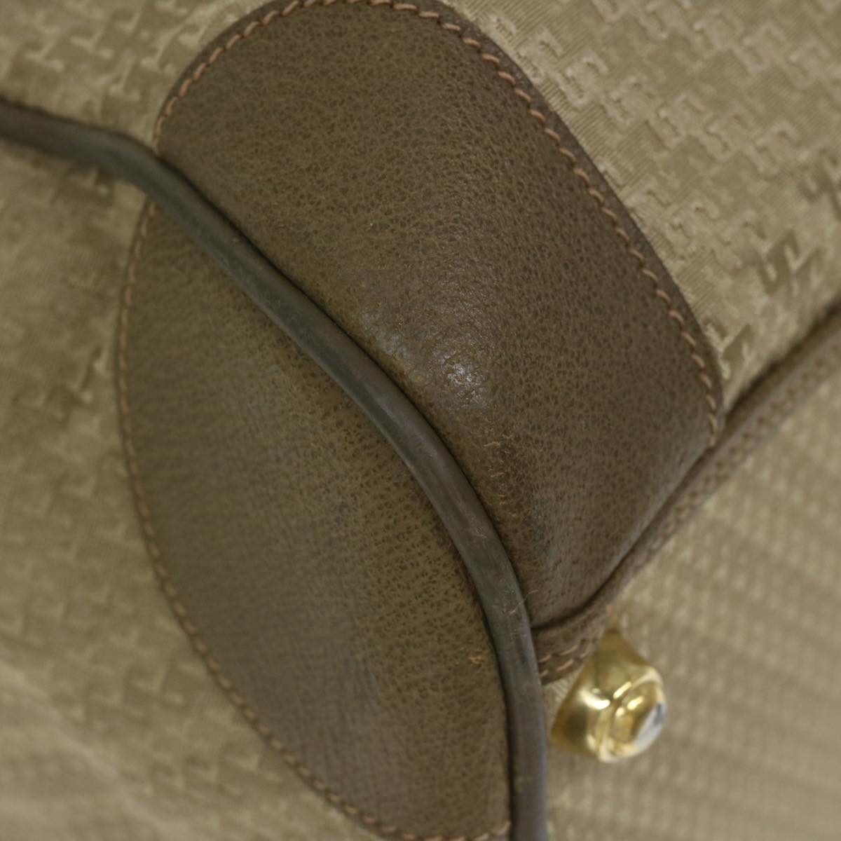 GUCCI Boston Bag Canvas Beige 012 123 3604  ar10892