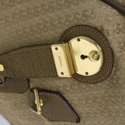 GUCCI Boston Bag Canvas Beige 012 123 3604  ar10892