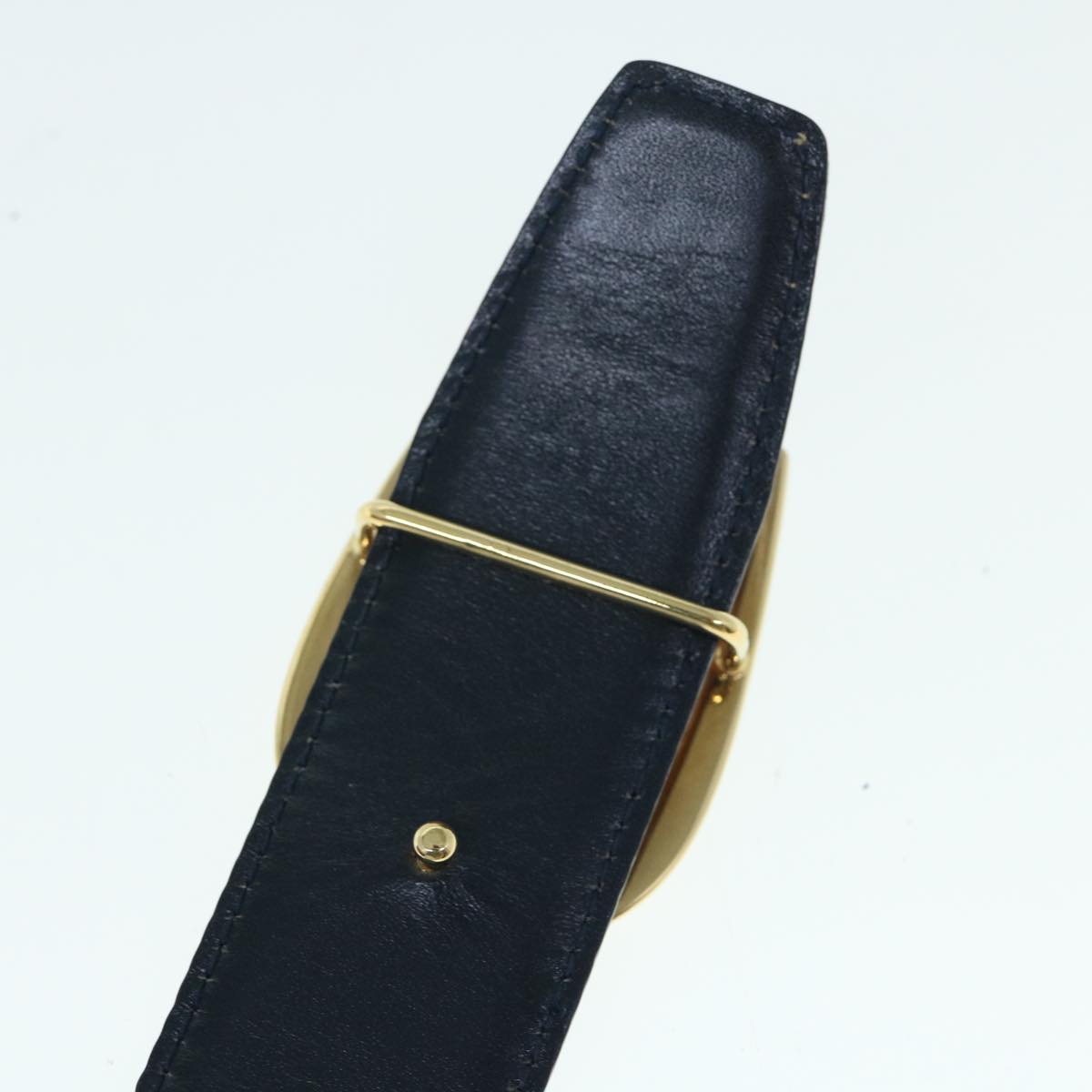 GUCCI Belt Leather 29.1""-31.1"" Brown  ar10893