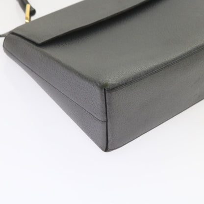 GUCCI Bamboo Hand Bag Leather Gray 001 3444 1887  ar10952B