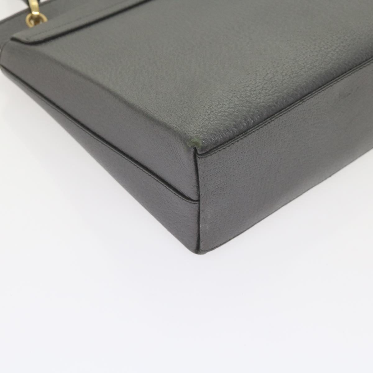 GUCCI Bamboo Hand Bag Leather Gray 001 3444 1887  ar10952B