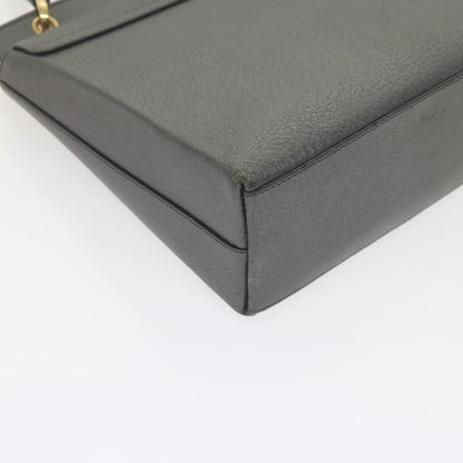 GUCCI Bamboo Hand Bag Leather Gray 001 3444 1887  ar10952B