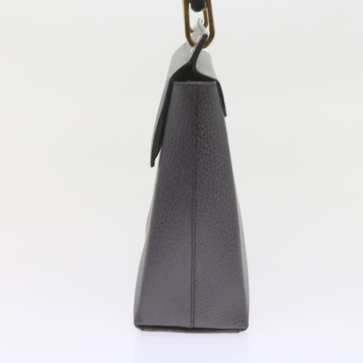 GUCCI Bamboo Hand Bag Leather Gray 001 3444 1887  ar10952B