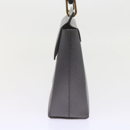 GUCCI Bamboo Hand Bag Leather Gray 001 3444 1887  ar10952B