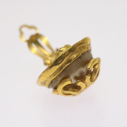 CHANEL Triple Coco Earring Gold CC ar11464B