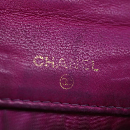CHANEL COCO Mark Coin Purse Caviar Skin Pink CC ar11706