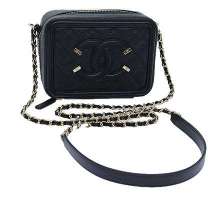 CHANEL Chain CC Figly Mini Bag Caviar Skin Black A84452 CC ar11762A