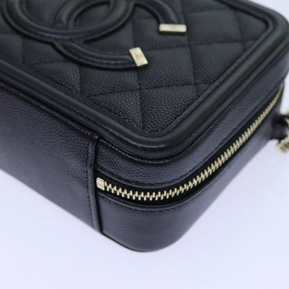 CHANEL Chain CC Figly Mini Bag Caviar Skin Black A84452 CC ar11762A