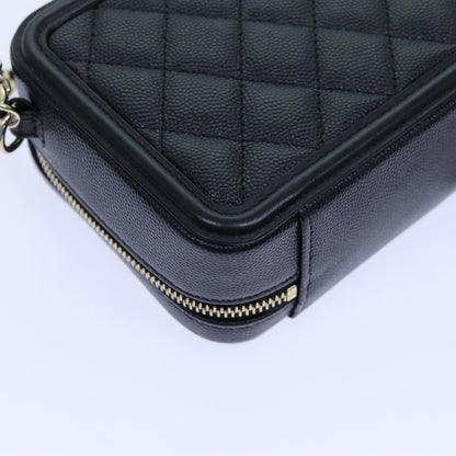 CHANEL Chain CC Figly Mini Bag Caviar Skin Black A84452 CC ar11762A