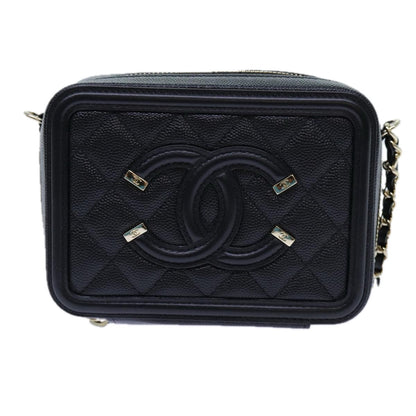 CHANEL Chain CC Figly Mini Bag Caviar Skin Black A84452 CC ar11762A