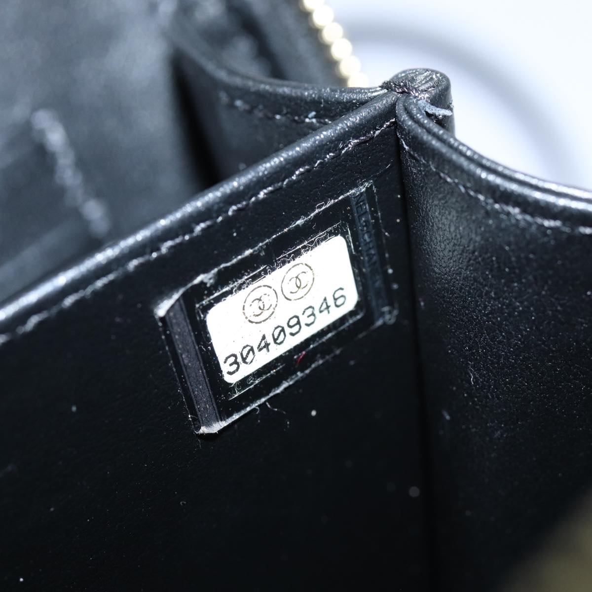CHANEL Chain CC Figly Mini Bag Caviar Skin Black A84452 CC ar11762A