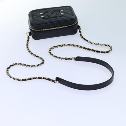 CHANEL Chain CC Figly Mini Bag Caviar Skin Black A84452 CC ar11762A