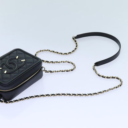 CHANEL Chain CC Figly Mini Bag Caviar Skin Black A84452 CC ar11762A