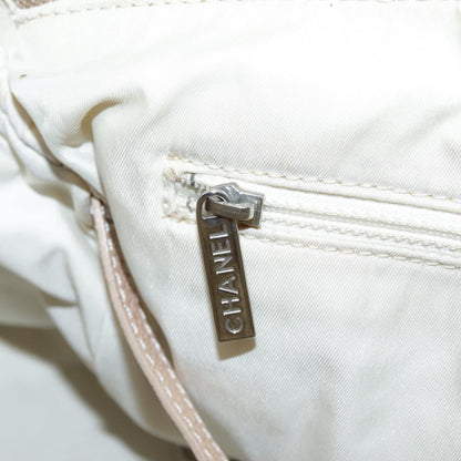 CHANEL Paris Biarritz Shoulder Bag Coated Canvas Gold Tone CC ar12598