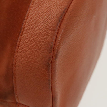 GUCCI Bamboo Backpack Suede Leather Orange  ar12817