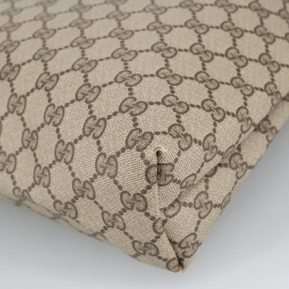 GUCCI GG Supreme Web Sherry Line Interlocking Tote Bag PVC Beige  ar12821