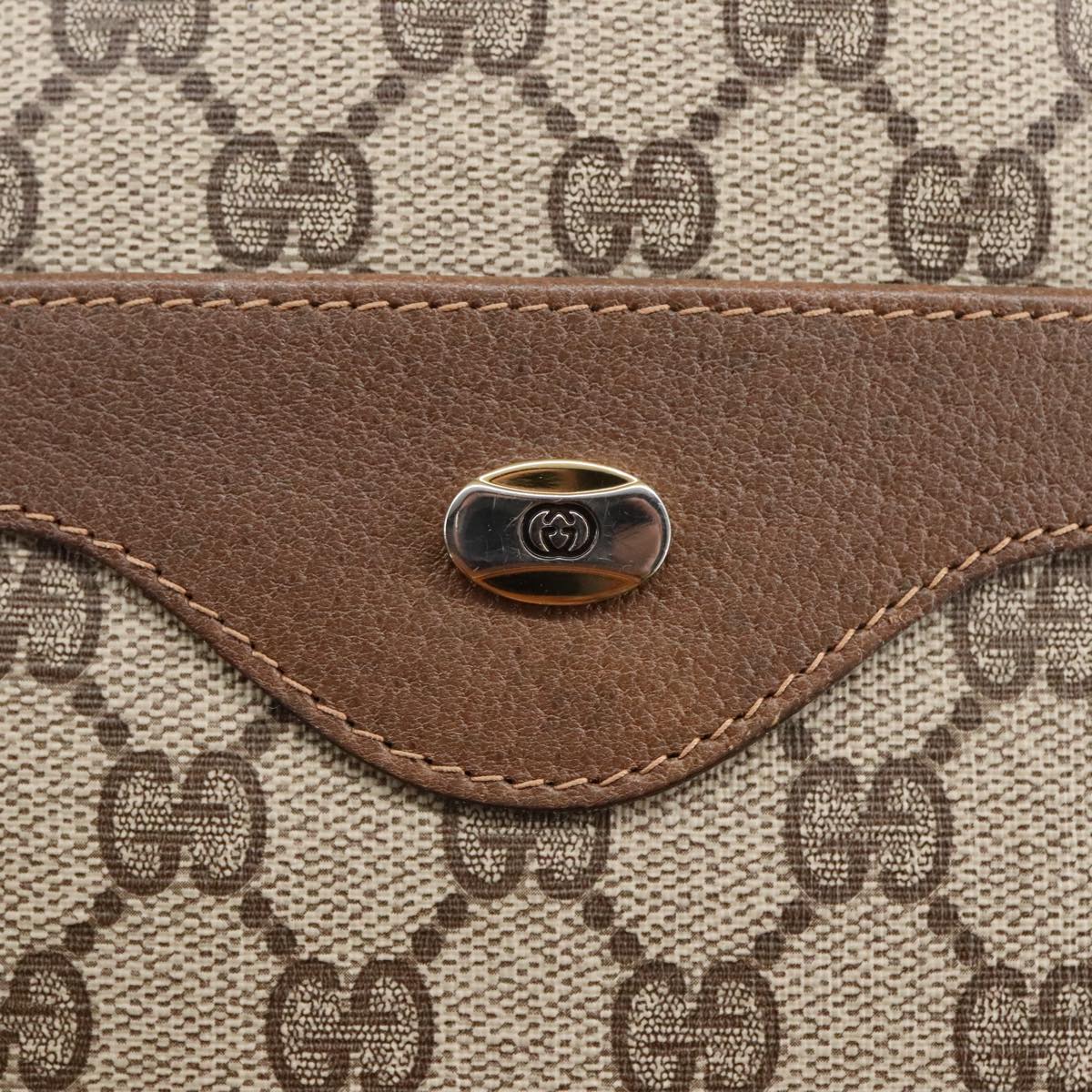 GUCCI GG Supreme Web Sherry Line Interlocking Tote Bag PVC Beige  ar12821